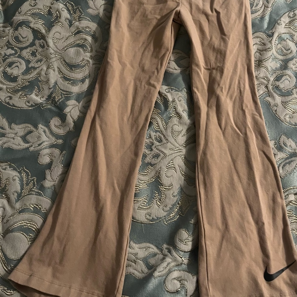 Nike Beige Flared Pants